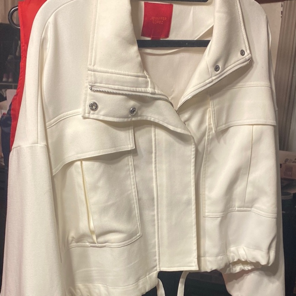 White Women's Jacket by Jennifer Lopez xxl